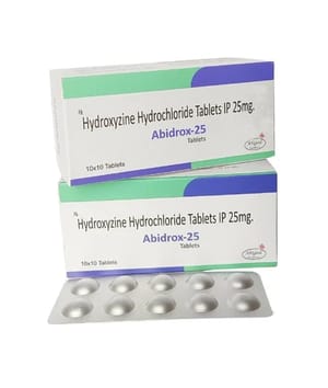 Hydroxyzine Hydrochloride 25 Mg Tablet