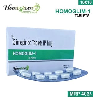 Glimipride 1 Mg Metformin 1000 Mg(SR)