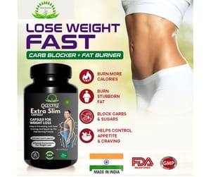 Extra Slim Weight Loss Supplement 60 Capsules Block Carbs, Burn Fat, Lose Weight Fastbenefits