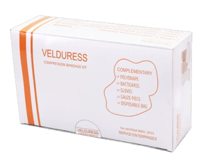 VELDURESS + 4 Layer Compression Bandage Kit