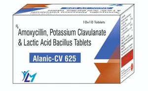 Amoxicillin, Potassium Clavulanate & lactic Acid bacillus tablet